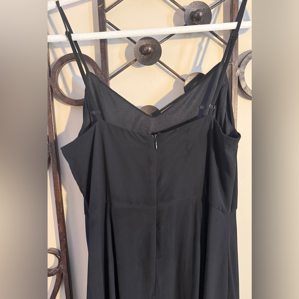 Lulu's Black Maxi Dress with Ruffle Detail - Picture 10 of 12